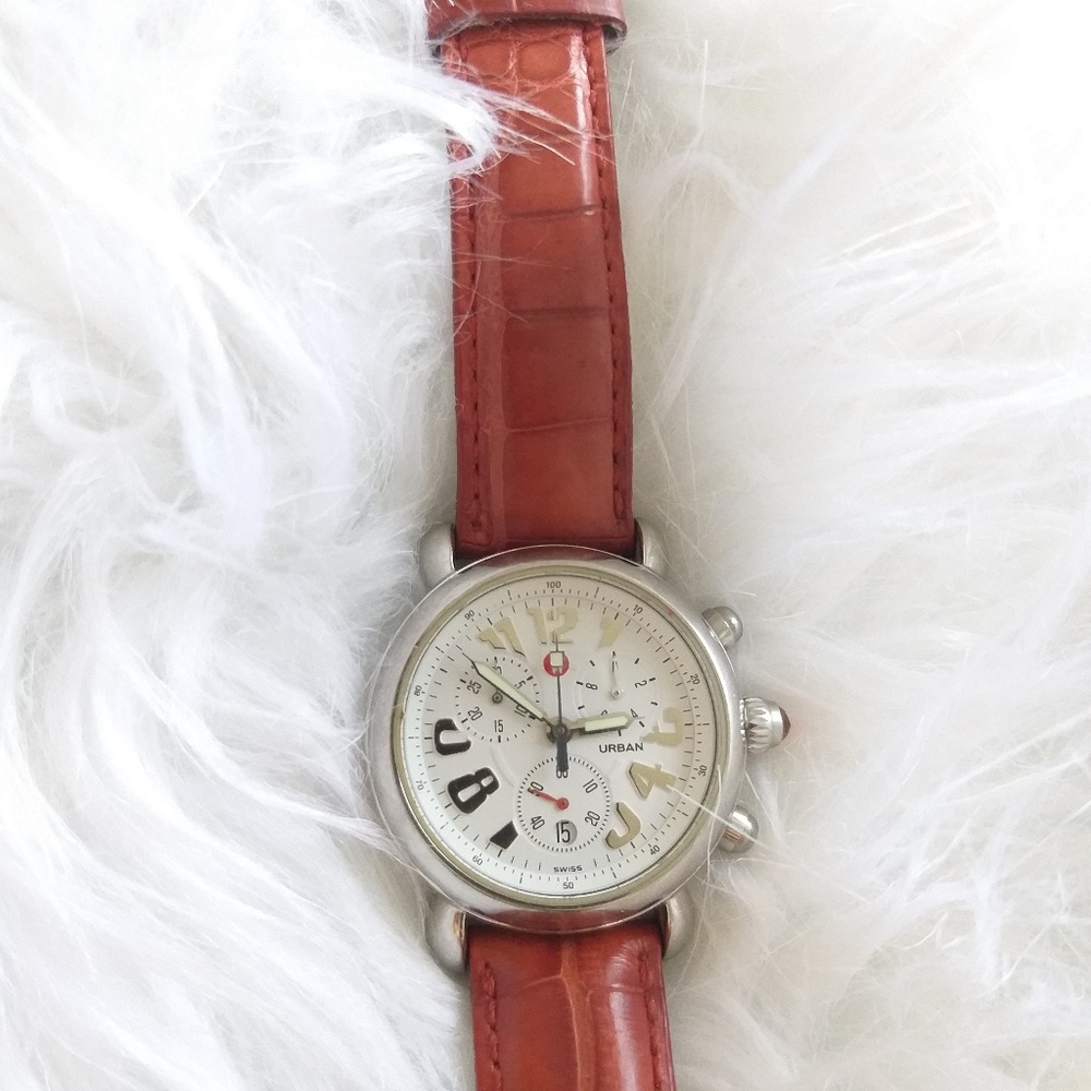 Michelle watch alligator strap